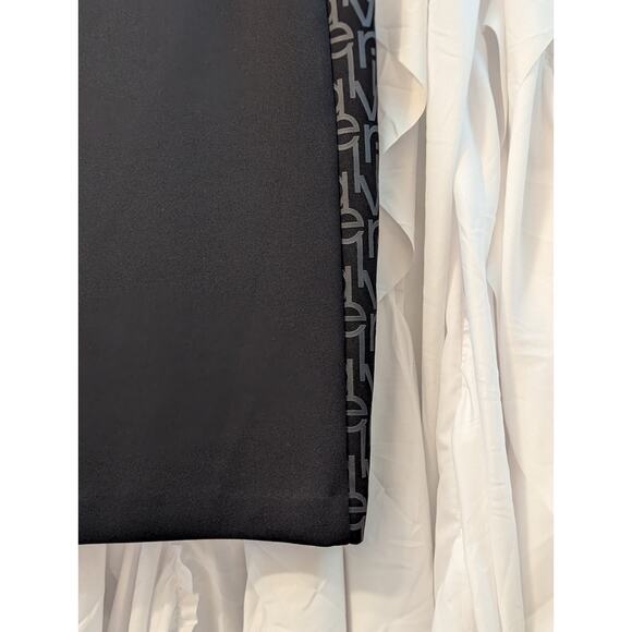 Calvin Klein Black Size 4 Sleeveless Scoop Neck Sheath Dress w/Side Logo Details - Picture 8 of 16